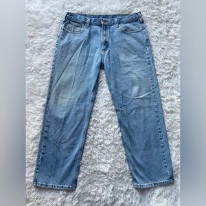 Carhartt Men’s Straight Leg Relaxed Fit Denim Jeans